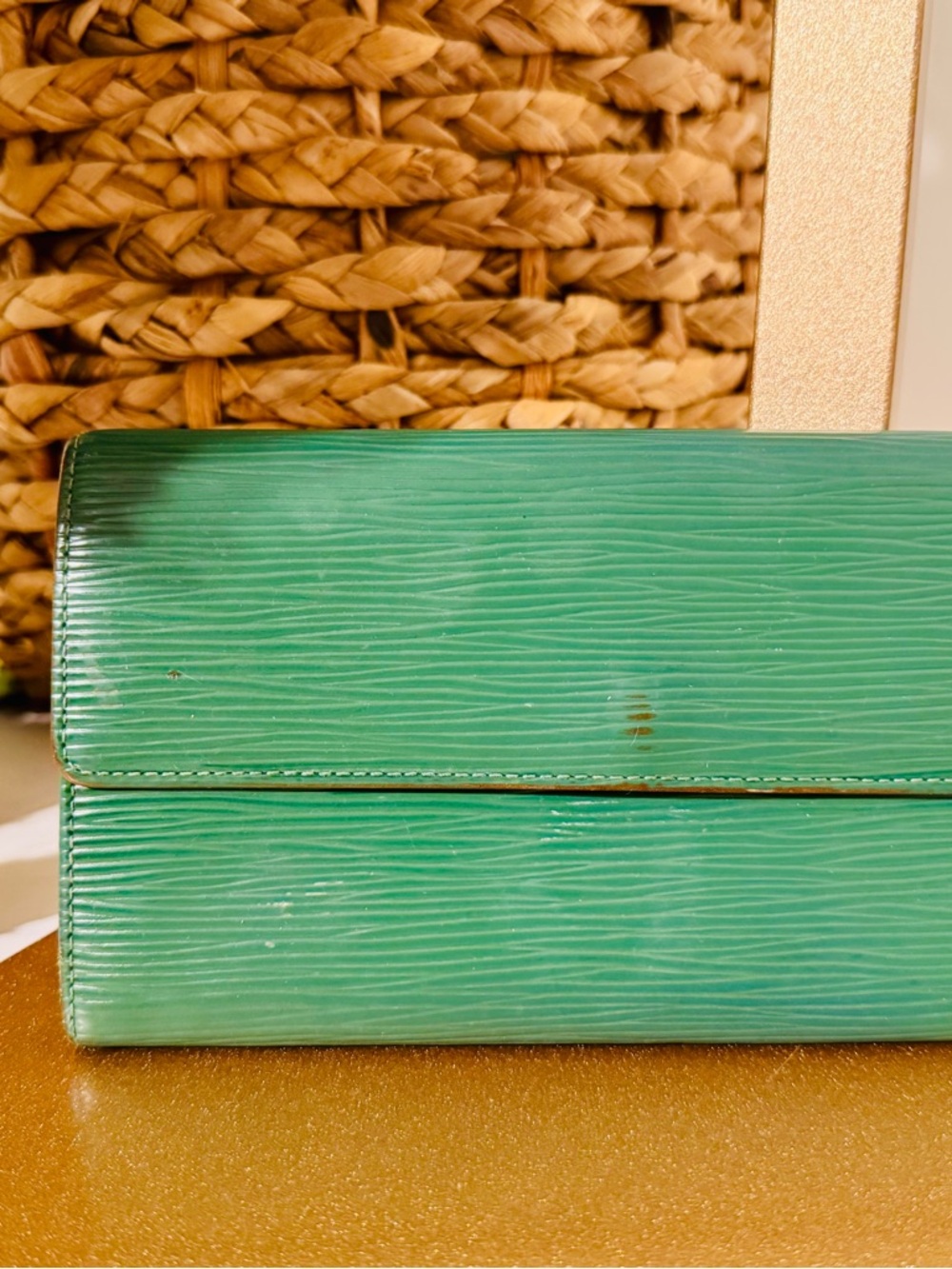 Louis Vuitton Green Epi Leather Wallet - Picture 2 of 13